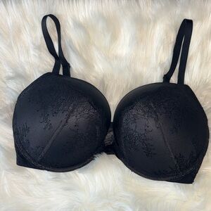 Victoria Secret Bombshell Black Lace corset bra NWOT